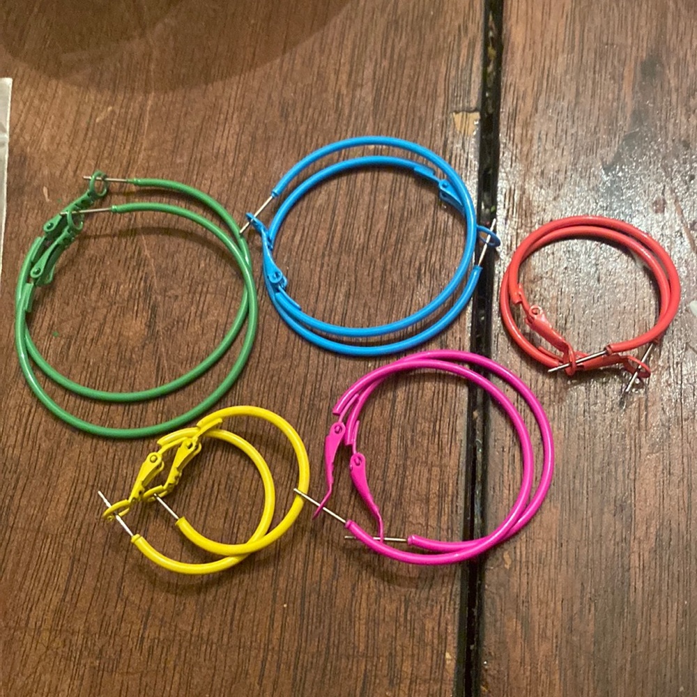 Hoop earrings